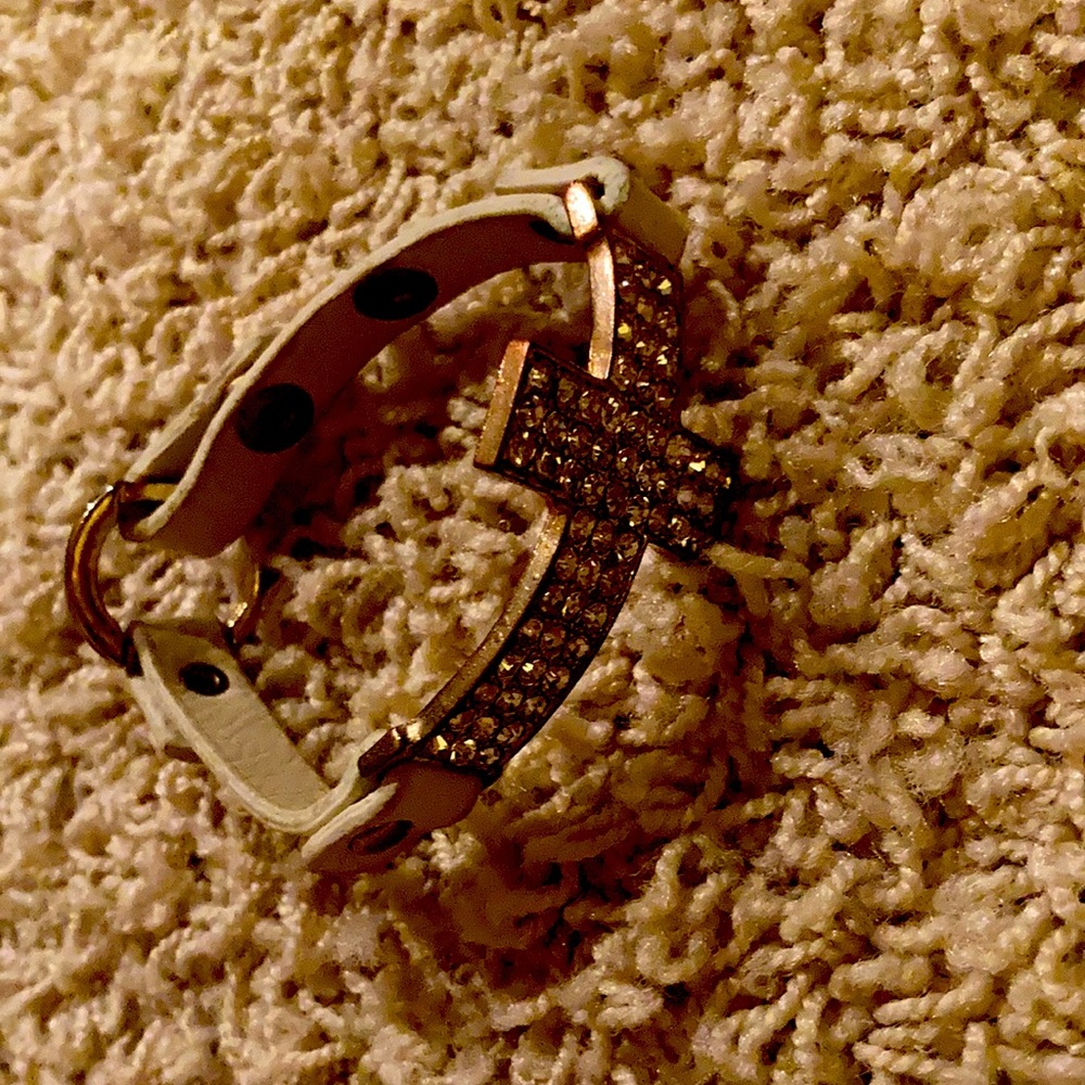 Cross bracelet.